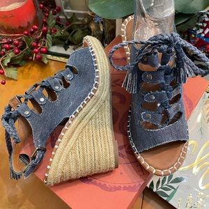 Denim Shoes Size 7 1/2 New in Box